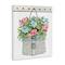 Stupell Industries Blue And Pink Blooming Roses Spring Plant Basket Canvas Wall Art